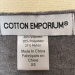 Cotton Emporium NWOT  stripe button up cardigan▪️size XS Photo 4