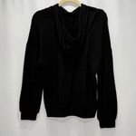 SheIn Sorry I’m Late I Didn’t Want To Come Black Hooded Sweatshirt Photo 2