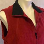 Columbia  red large fleece vest black Photo 1
