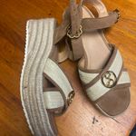 Sam & Libby  Corinne Brown and Cream Espadrille Wedge Sandal Photo 2