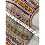 CHAPS Vintage Colorful Knit Vest Women Size Large Patterned Sleeveless Photo 3