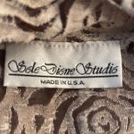 Sole Dionne Studio Floral Textured Cardigan Brown Size L Photo 1