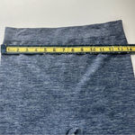 Yelete Heather Blue Lined Elastic High Waist Leggings  Small Photo 7