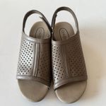 Orthofeet Hazel Slingback Sandals Women's 7 Taupe Wedge Comfort Open Toe Walking Photo 8