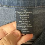 Faded Glory  Women’s Jean Jacket Size XXL Blue Denim Button Front Classic Photo 12