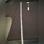 Max Studio Black Top with white thread trim & Wide Leg Trousers Set 2X MSRP $198 Photo 3