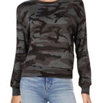 Rails Ramona Iron Camo Print Gray Black Sweatshirt Pullover Top Women’s Size XS Photo 0