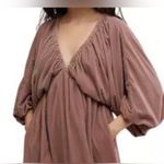 Free People Velvet Babydoll Womens Mini Dress Size Large $128 Photo 0