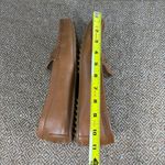 Ralph Lauren Womens Briony Brown Leather Toe Loafers Sz 11 Preppy Luxury Career Photo 7