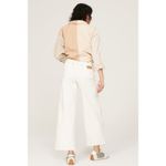 Wrangler  Worldwide 661 White Wide Leg High Rise Denim Jeans Size 26 Photo 2