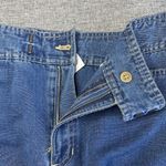 Liz Claiborne  Jeans Size 10‎ Straight Wide Leg Dark Wash Lizwear Forties Flair Photo 7