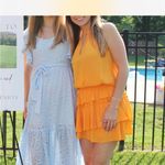 Ramy Brook  Alexandra Dress in Lemon Zest Ruffle Tiered‎ Mini Photo 7