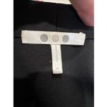 Three Dots  Open-Front Peplum-Back Black Blazer Size Medium Minimalist Capsule Photo 5