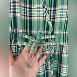 Derek Lam 10 Crosby Tiana Belted Wrap Dress size 12 Green Photo 7