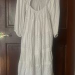 Free People White Lace Midi Dress Photo 1