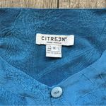 Blue silk blouse with koi fish Photo 10