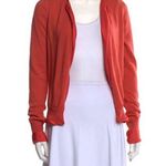 Bottega Veneta  Cashmere Silk Salmon Coral Open Front Sweater Cardigan IT 42 US 6 Photo 0