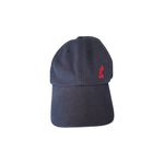 Disney Parks Mickey Mouse Red Embroidered Navy Baseball Hat Adjustable Cap Adult Blue Photo 2
