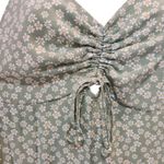 LA Hearts L.A. Hearts by Pacsun Ruched Front Boho Floral Daisy Mini Sundress Green Large Photo 4