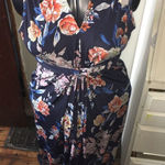 Peach Love California Peace love California S knit floral twist waist maxi dress Photo 0