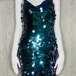 Crystal Doll Nwt color shifting  large sequin dress eras tour y2k style mermaid s Photo 6