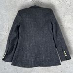 Jason Wu  Women's Black Tweed Double-Breasted Blazer Jacket‎ Size S Photo 3