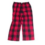 Victoria's Secret Victoria Secret Red Black Metallic Plaid 3 Piece Pajama Set Womens XL/XXL Photo 3