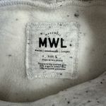 Madewell ‎ MWL Mock Neck Gray Speckled Fleece Sweatshirt Size Large Photo 1