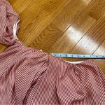 Good Luck Gem  Women’s Strapless Red White Striped Top Summer Sz Large Photo 10