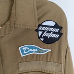 MOUSSY | Olive Green Utility Jacket Embroidered Patches | OS Size one size Photo 3