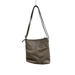 Giani Bernini Pebble Faux Leather Crossbody Bag Grey Multiple Compartments Photo 7