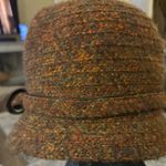 BETMAR NEW YORK HAT Weave Burnt Orange Brown Wool Blend Logo Design Photo 1