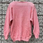 Vintage 90s strawberry milkshake knit pearl bead detail sweater Size M Photo 2
