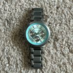 Adrienne Vittadini  womens vintage silver/blue crystal watch one size fits size S Photo 0