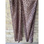 Jonathan Simkhai Cheetah Print Jumpsuit Tie Back Leopard Black Brown GUC XS Photo 5