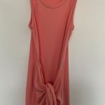 ZARA Coral Mini Beach Wrap Dress Photo 0