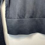 Aerie Offline By  Womens Seamless Cable Square Neck Ribbed Top Shirt Black NEW XL Photo 14