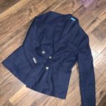 J. McLaughlin  Ressie Linen Jacket $368 size 8 holiday nwot double breasted blazer Photo 3