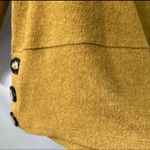F & F Mustard Yellow Sweater with Side Button Accents Size 6 Orange Photo 3