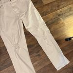 Gap Women’s  high rise cheeky straight White Distressed Jeans size 14 or 32/31 Photo 1