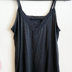 American Eagle Lace Trim Tank Top Soft & Sexy Y2K 2000s Coquette XS Photo 0