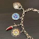 Sterling Silver Vintage 925  12 Charms Bracelet Photo 7