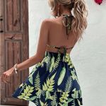 Backless Halter Dress Size M Photo 4