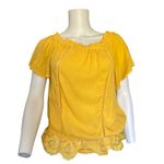 New with tags Womens size large vibrant yellow lace off Photo 3
