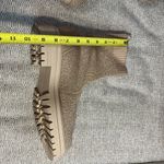 Gianvito Rossi  Torrance Bouclé Ankle Sock Boots in Soft‎ Beige Size EU42 Photo 8