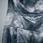 Newport News  16 Strapless Silver Floral Dreams Formal Dress Plus Photo 11