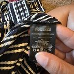 Tory Burch  navy, black & White tie front large duster Photo 9