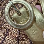 Ralph Lauren Lauren  Gold Shimmer Leather Belt L Western Glam‎ 42” Photo 1