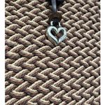 Brighton Raffia Woven Brown Leather Top Handle Bag with Charms Photo 7