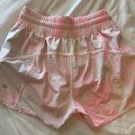 Pink and white track that Lululemon Shorts Size 6 Photo 2